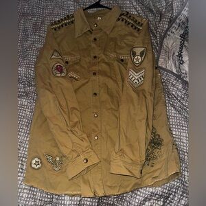 Embroidered Yellow Jacket